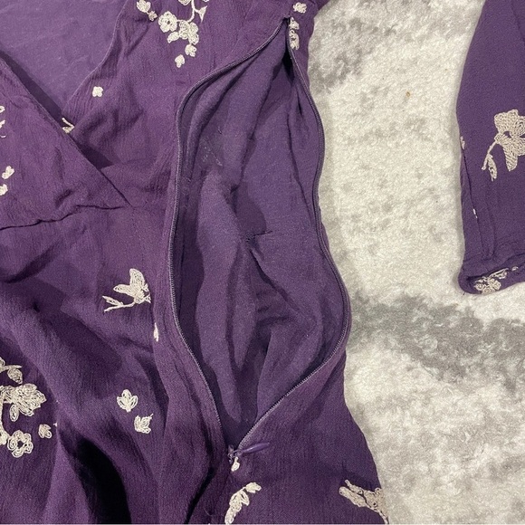 Free People Jasmine Floral Embroidered Kimono Dress - Picture 7 of 12